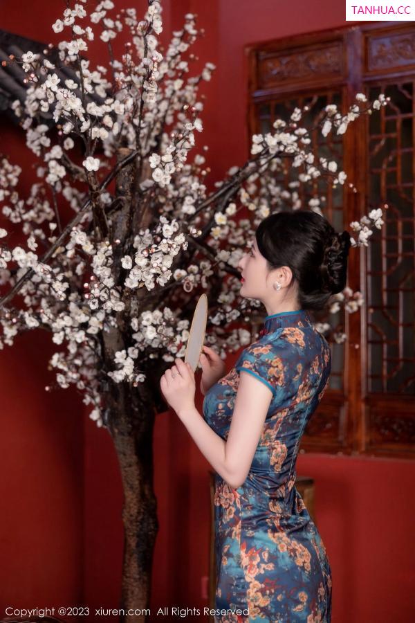陈诗诗 诗诗 [XiuRen]高清写真图 2023.07.10 No.7051 诗诗kiki 旗袍黑丝第7张图片